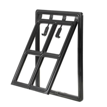 Sommar Pet-Nät Dörr, Hunddörr, Katt Dörr, Pet Dörr Hål, Liten Katt och Hund Myggnät, Fri In- och Utgång (Svart)