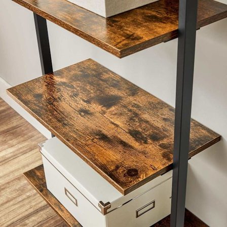 Rootz Golvhylla - Bokhylla - 6 hyllor - Stegehylla - Förvaring f