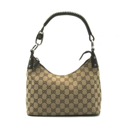 Gucci Vintage, Pre-owned Shoulder Bags Bruin, Dames, Maat:ONE Size,Canvas