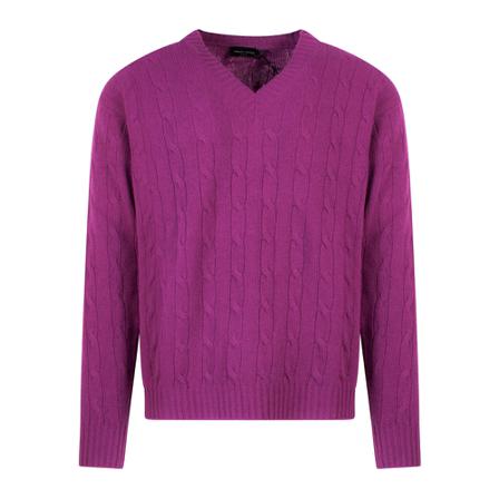 Roberto Collina Strik Rm37202 Lilla, Herre Strik