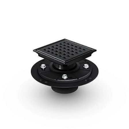 Duschbrunn, Matt Svart Duschbrunnsgaller