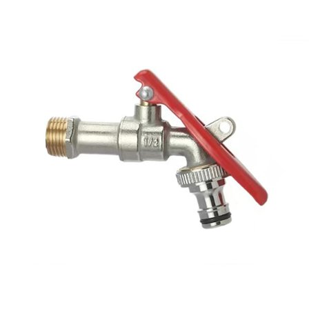 Lockable Brass Faucet with Quick Connector