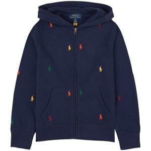 Kids - Ralph Lauren Branded Zip-up Hoodie Navy 6-7 Years - Jumpers and knitwear - 6-7 years - Navy