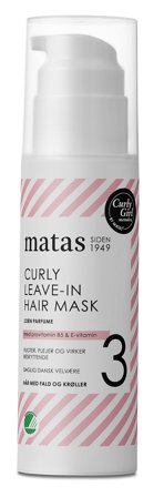 3 for 2 - Matas Striber Curly Leave-In Hair Mask Uden Parfume 150 ml, Hår, Shampoo & Hårpleje, Hårkur