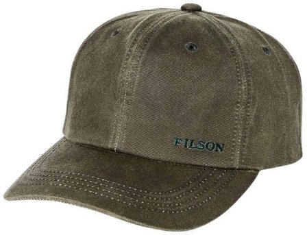 Filson Oil Tin Low-Profile Logger Cap Otter Green - Lippikset