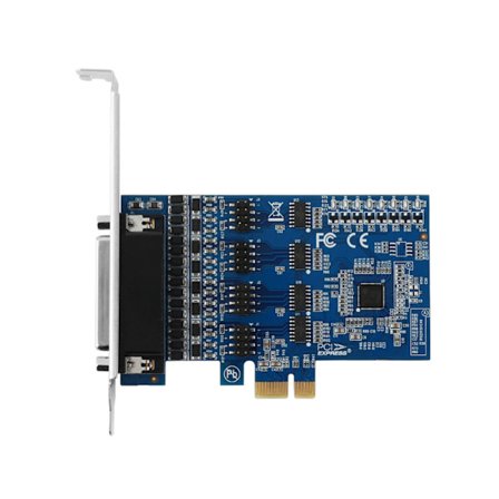 PCIe Expansionskort RS232 RS485 Seriella Portar Parallellportkontakter 9Pin Expansionskort Konverterare Ersättning