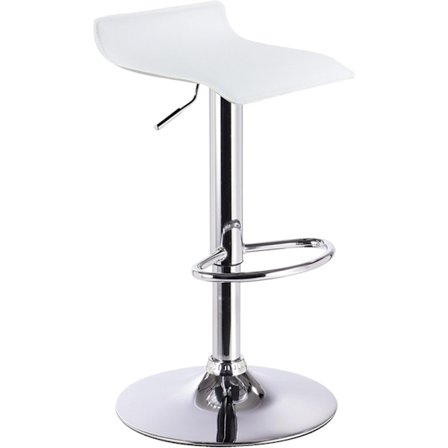 Rootz Designer Bar Pall - Modern Bar Pall - Justerbar motpall - Bekvämt konstläder - Robust kromram - Mångsidig och roterande - 39cm x 38,5cm, Höjd 63