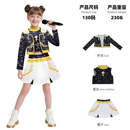 Kpop Demon Hunter Jentegruppe Klær Koreansk Stjerne Mira Rumi Zoe Rumi Barneklær