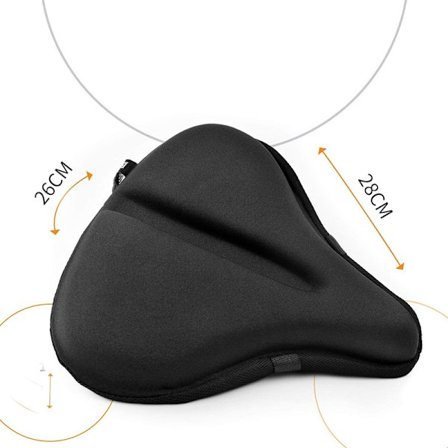 Pyörän Satulan Pehmuste Suuri Muistivaahto ja Ylimääräinen Pehmeä Geelisatulapehmuste