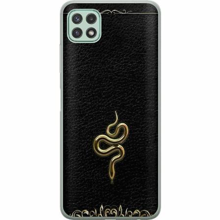 Samsung Galaxy A22 5g Genomskinligt Skal Guld Orm