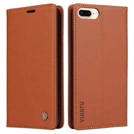 YIKATU iPhone 6 Plus/7 Plus/8 Plus fodral - Brunt