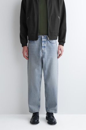 COS Homme Jean Dome Droit Décontracté in Bleu