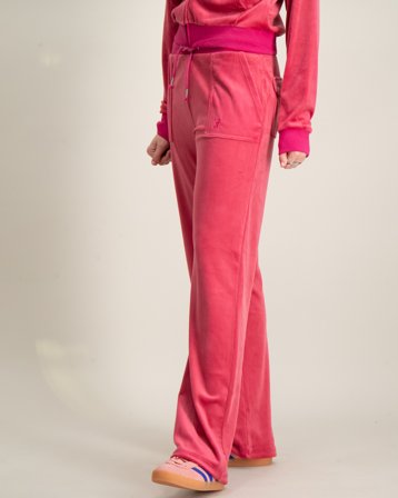 Juicy Couture Tonal Wide Leg Jogger Rosa Bukser Pige - Kids Brand Store