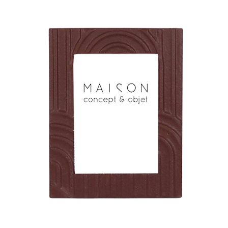 Valokuvakehys MDF 18x1.5x23cm Ruskea Lasi