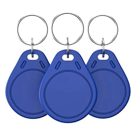 100 stk. Omskrivbare UID Smarte Nøkler, Mi- 1K S50 RFID Kortbrikker NFC Tag Kopiering Nøkkelbrikker Tilgangskontroll Skrivbar