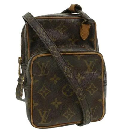Louis Vuitton Vintage, Pre-owned Canvas louis-vuitton-bags Bruin, Dames, Maat:ONE Size