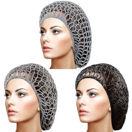 3 stk. Hårnet til Ruller, Kvinders Hårnet Mesh Hårnet [DB]