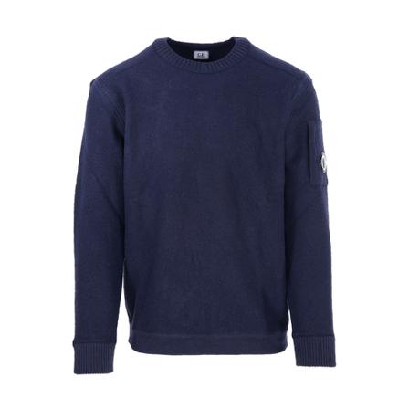 C.p. Company Knitwear Crew Neck , Blauw , Heren , Maat: M Truien & Vesten