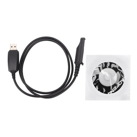 BF-A58 Vandtæt Walkie Talkie USB Programmeringskabel GT-3WP BF-9700 med CD-driver