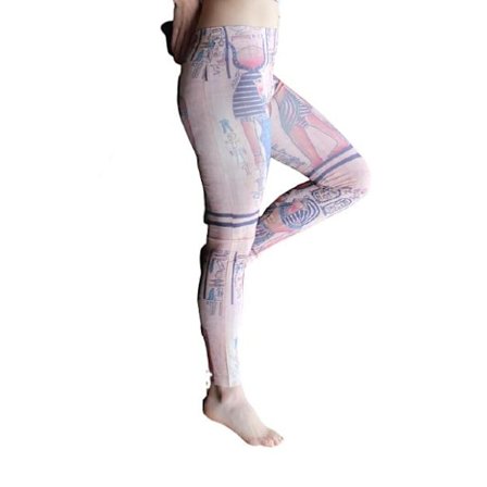 Egyptisk Mönstrade Leggings