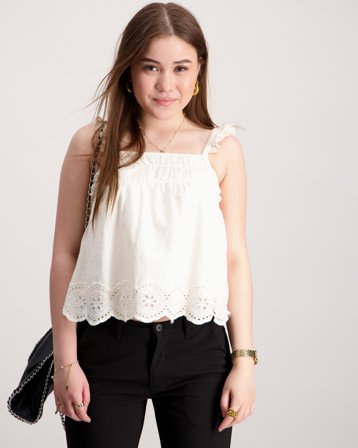 Garcia Girls singlet Kremowy Topy i bluzki Dziewczyna - Kids Brand Store