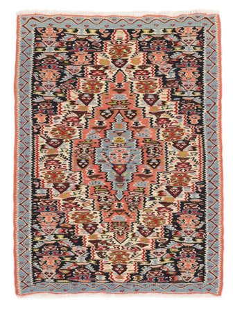 Small Kilim Senneh Fine Rug 78X105 Wool