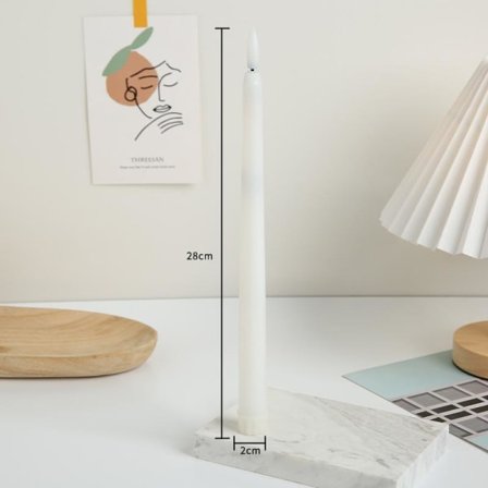 LED-lys batteridrevne lys lange lys fjernbetjening version 6 stk 6 stk/Hvid