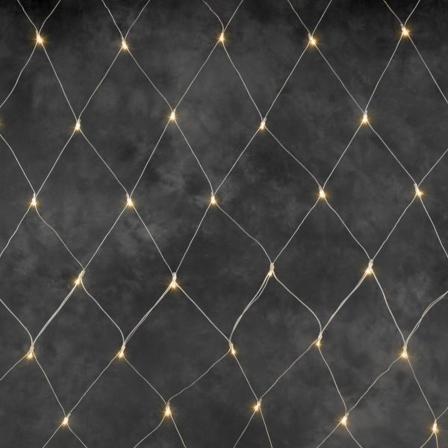 Konstsmide 4813-803 Lysslynge 31V, strømnettet, 104 LED, transparent kabel Rav, Belysning