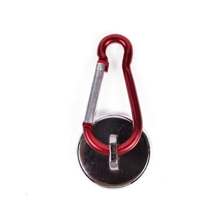Magnet med karbinhake 25 mm