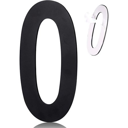 5" flytende husnummer Moderne husnummer 0 0