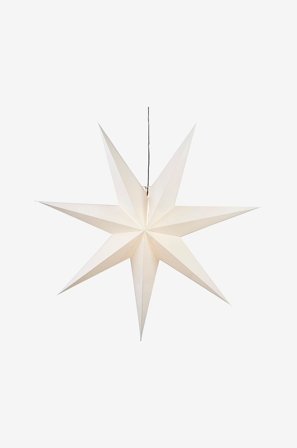 Star Trading - Hængende Stjerne Frozen 100 cm - Hvid - Adventsstjerner - Fra Homeroom