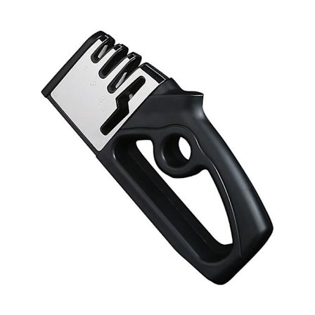 Bekväm Knivslip Arbetsbesparande Rostfritt Stål 4 I 1 Halkfri Botten Slipbryne För Daglig Användning