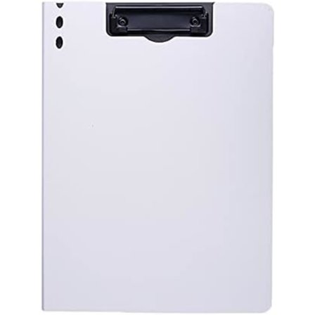 Profiilileikekansio, 360 astetta kääntyvä kirjoitusalusta, PP-kansioleike A4- ja Letter-kokoisille yrityksille, toimisto valkoinen – yux