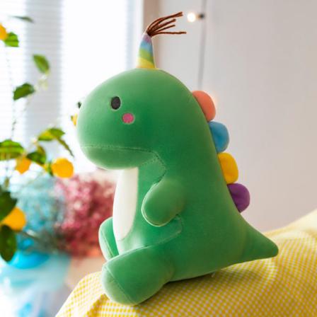Söt Plysch Dinosaurieleksak Mjukt Gosedjur (11,81"), Grön