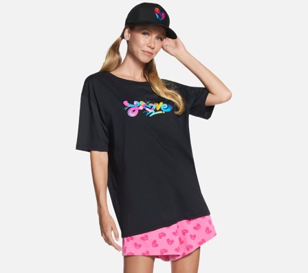 Skechers, Jason Naylor - Love Short Sleeve Tee, L, Dame