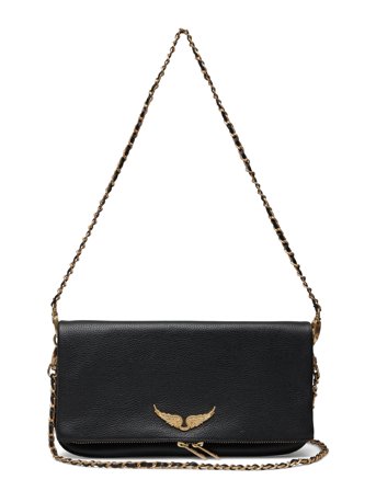 Zadig & Voltaire Rock Grained Leather - Black - ONE SIZE