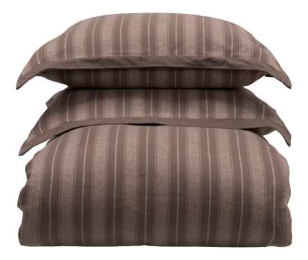 Halvor Bakke Sengesett Charleston-Hill Flanell brun 200x220