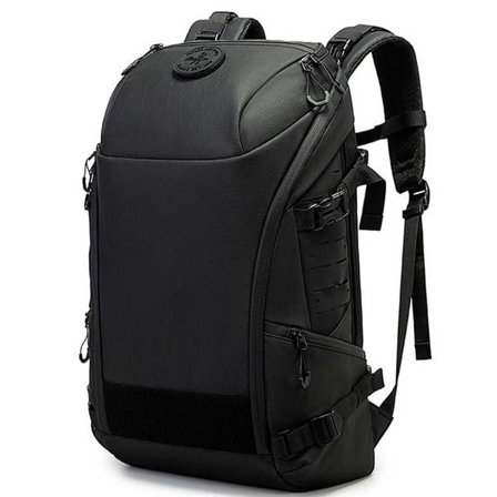 Ryggsäck med förstärkt skydd och smart packningssystem 52x32x20cm - Svart