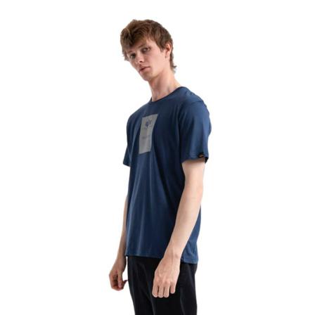 Alpha Industries, Koszulka Reflective Label T 126501 435 S Niebieski, Mężczyzna, Rozmiar: L