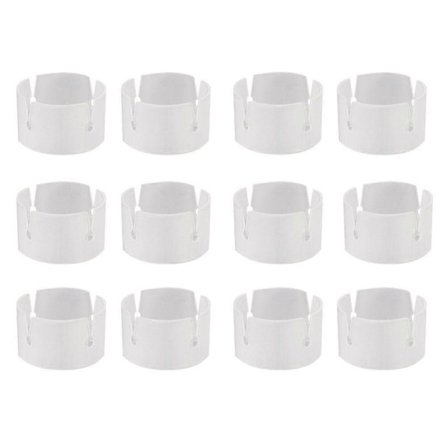 60 stk. Ballongbue-konnektorer Ballongringe Spænde Ballongbue-mappe Praktisk klips til fest Bryllupsdekoration[D]