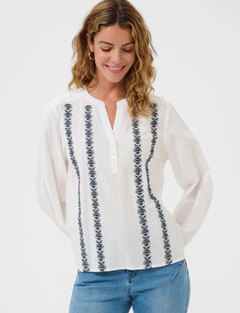 Cream Crtiana Blouse - White - 36