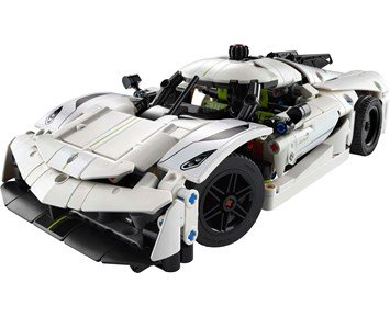 LEGO Technic Koenigsegg Jesko Absolut vit hyperbil 42184