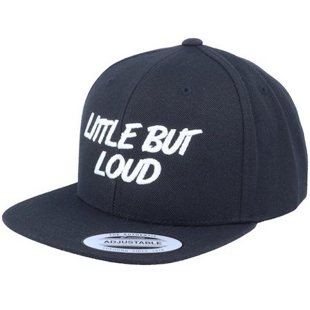 Kiddo Cap - Black - snapback - Cap - Kids Little But Loud Black Snapback - Hatstore