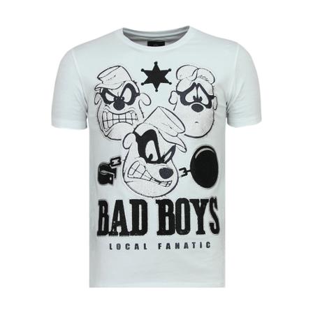 Local Fanatic - T-shirts - Vit - Herr - Storlek: 2xl, Herr, Storlek: 2XL