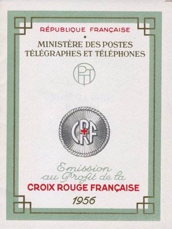 Frankrig 1956 - Røde Kors hæfte YT 2005 - Postfrisk