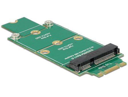Delock Adapter mSATA > M.2 NGFF - Diskkontroller - mSATA - M.2 Card
