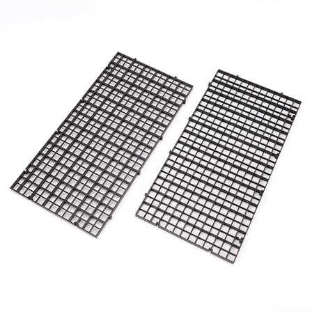 2 stk rist skillebrett eggekasse louvre akvarie akvarium bot