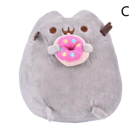 IC Sushi Katt Plyschleksaker Donuts Katt Kawaii Cookie Glas Regnbågstårta Stil Plysch Mjuka Mjukisdjur Leksaker för Barn Barn Present