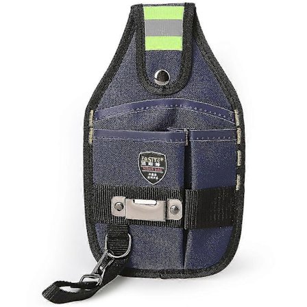 Professionell Elektrikerverktygsväska med 3 Fickor Tejp Spänne Arbetsbälte Ficka