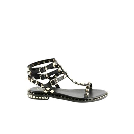 Ash, Sandal Zwart, Dames, Maat:36 EU,Zilver,print